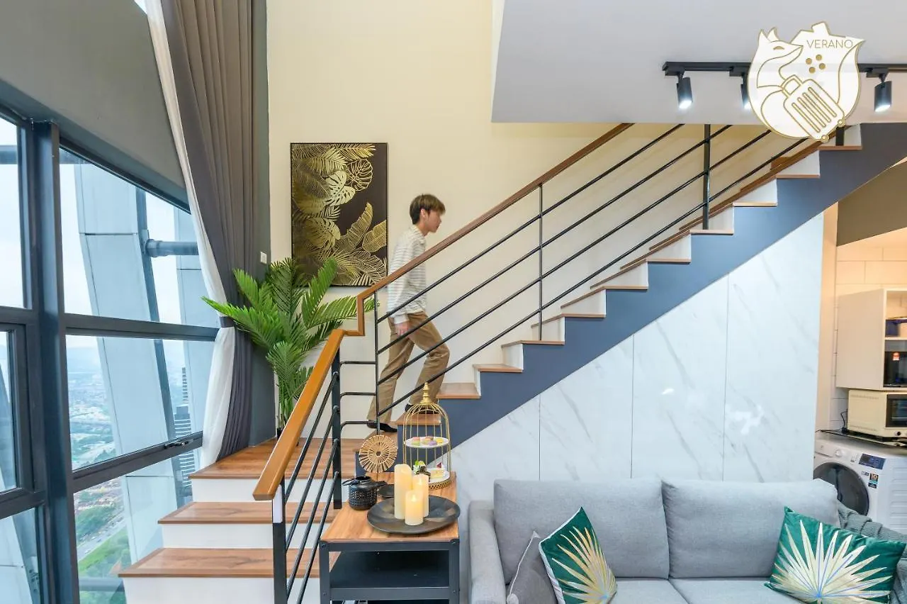 Luxury Duplex Condo Retreat-Corner V 2 Parking, Kl By Verano Kuala Lumpur 0*,
